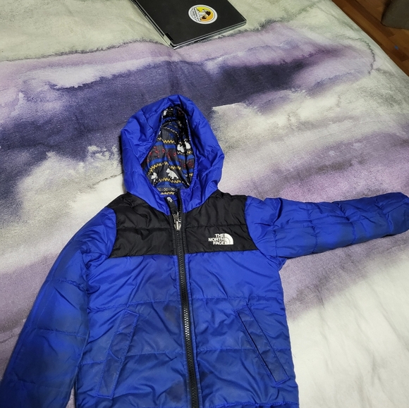 Reversible north face puffer coat - Picture 3 of 5